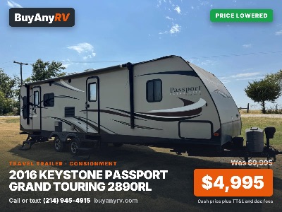 2016 Keystone Passport Grand Touring 2890RL photo 1
